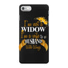 i'm not a widow i'm a wife to a husband with wings iPhone 7 Case