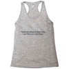 dumb people Racerback Tank