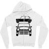 classic mini, ideal birthday gift or birthday present Zipper Hoodie