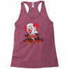 happy halloween clown Racerback Tank