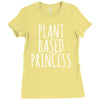 plant based princess Ladies Fitted T-Shirt