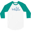 fish whisperer funny 3/4 Sleeve Shirt