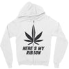 Support Melanoma Cancer Awareness With A Black Cannabis Leaf Zipper Hoodie