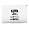 I'm Called Aunt Because I'm Way Too Cool To Be Called Grandma Accessory Pouches