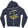 morning commute Zipper Hoodie