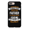 Super Cool Father Of A Freaking Awesome Son iPhone 8 Plus