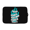 not what i am Laptop sleeve
