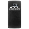 be nice to fat people bear chase funny pub joke Samsung Galaxy S7 Edge