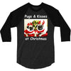 pug dog christmas 3/4 Sleeve Shirt