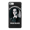 on wednesdays we wear black iPhone 7 Case