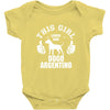 This Girl Loves Her Dogo Argentino Baby Onesie