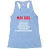 May Girl Hated By Many Racerback Tank