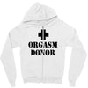 orgasm donor t shirt funny t shirt cool tshirt shirt geek tee shirt 80 Zipper Hoodie