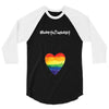 Worth The Wait Rainbow 3/4 Sleeve Shirt