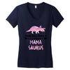cool mama saurus Women's V-Neck T-Shirt