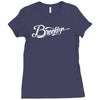 brooklyn script nyc new york city baseball jersey Ladies Fitted T-Shirt