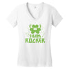 sham rocker shamrock Women's V-Neck T-Shirt