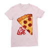 pizza my life Ladies Fitted T-Shirt