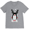 christmas penguin V-Neck Tee