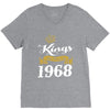kings are born in 1968 V-Neck Tee
