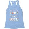 i have two titles aunt and dogmom and i rock them both with roses Racerback Tank