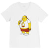 fractal comic book guy V-Neck Tee