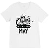 Queens Are Born In May V-Neck Tee