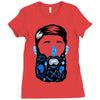 pirate beard Ladies Fitted T-Shirt