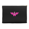 breast cancer wonder woman Accessory Pouches