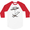 beach umbrella 3/4 Sleeve Shirt