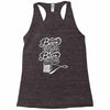 beer doesn't ask silly questions Racerback Tank