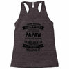 Super Cool Papaw Of A Freaking Awesome Granddaughter Racerback Tank