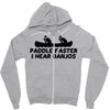 paddle faster i hear banjos Zipper Hoodie