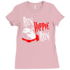 run hippie run Ladies Fitted T-Shirt