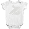 mickey hands gun Baby Onesie
