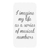 i imagine my life as a series of musical numbers iPhoneX