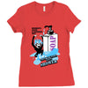 monkey have a shower wet Ladies Fitted T-Shirt