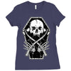 coffin and reaper Ladies Fitted T-Shirt
