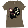old school dj Ladies Fitted T-Shirt