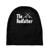 the rodfather   mens funny fishing Baby Beanies