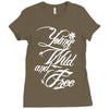 young wild and free new Ladies Fitted T-Shirt