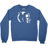 the crow die krahe horror Crewneck Sweatshirt