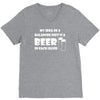 a balanced diet is a beer in each hand V-Neck Tee