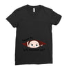 November Peeking Out Baby Boy Ladies Fitted T-Shirt