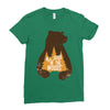 All Good In The Woods Ladies Fitted T-Shirt
