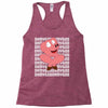 oh my god pig Racerback Tank