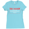 Free Orgasm Coupon Ladies Fitted T-Shirt