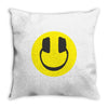 happy headphones Throw Pillow
