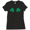 shamrock boobs Ladies Fitted T-Shirt