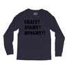 crazy angry hungry Long Sleeve Shirts